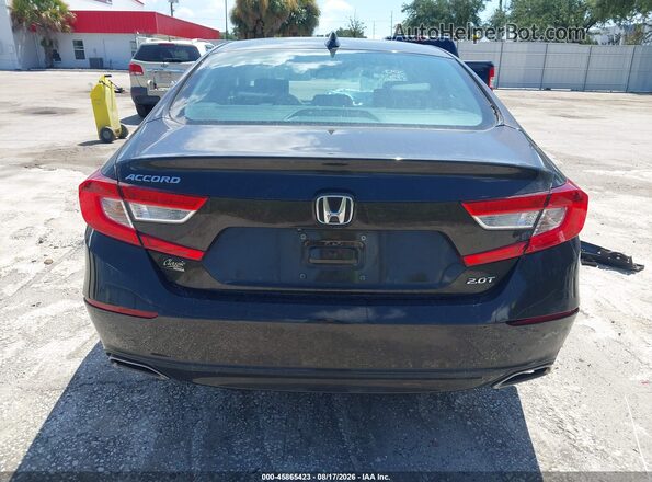 1HGCV2F5XJA044954 2018 HONDA ACCORD Black 