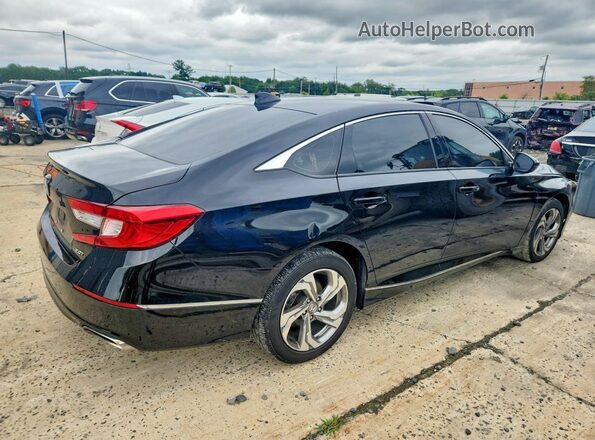 1HGCV2F60JA013138 2018 HONDA ACCORD Black Задня права чверть