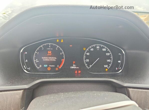 1HGCV2F60JA013138 2018 HONDA ACCORD Black Вид щитка приладів