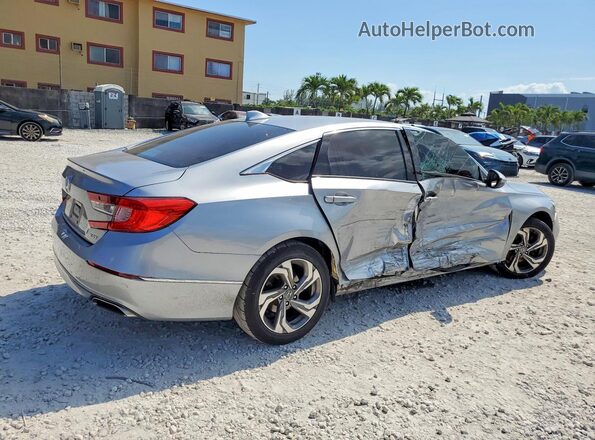 1HGCV2F60JA034667 2018 HONDA ACCORD Silver Задня права чверть