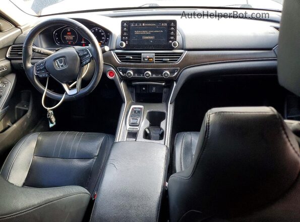 1HGCV2F62JA036033 2018 HONDA ACCORD Black Dashboard view