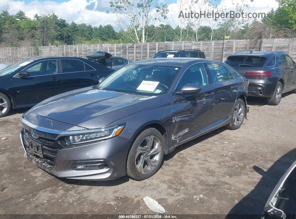 1HGCV2F66JA029070 2018 HONDA ACCORD Серый Вид спереди