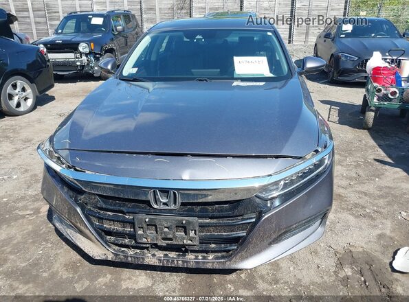 1HGCV2F66JA029070 2018 HONDA ACCORD Серый Вид щитка приборов