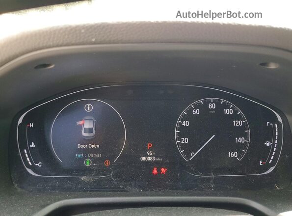 1HGCV2F67JA021107 2018 HONDA ACCORD Серебряный Вид щитка приборов
