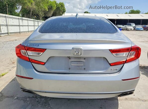 1HGCV2F67JA021107 2018 HONDA ACCORD Серебряный Вид сзади