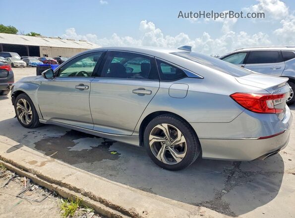 1HGCV2F67JA021107 2018 HONDA ACCORD Серебряный Задняя левая четверть