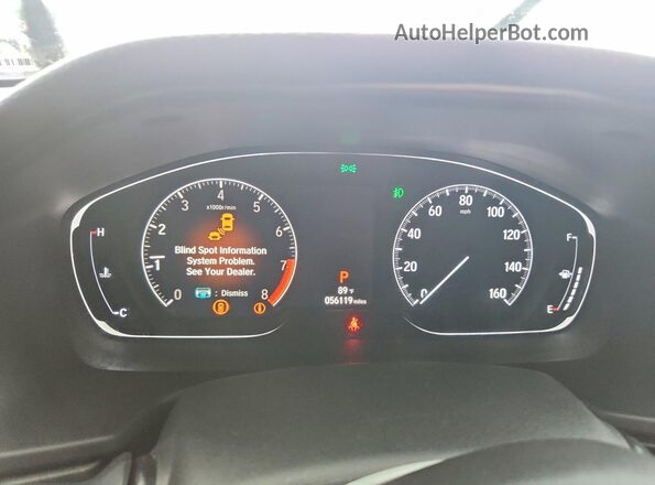 1HGCV2F67JA037792 2018 HONDA ACCORD Silver Widok zestawu wskaźników