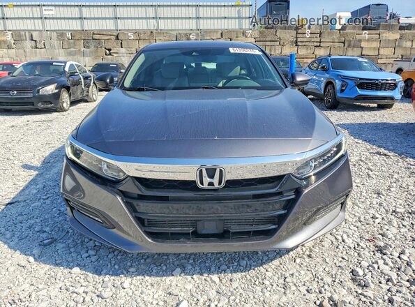 1HGCV2F6XJA004074 2018 HONDA ACCORD Gray Вид спереду