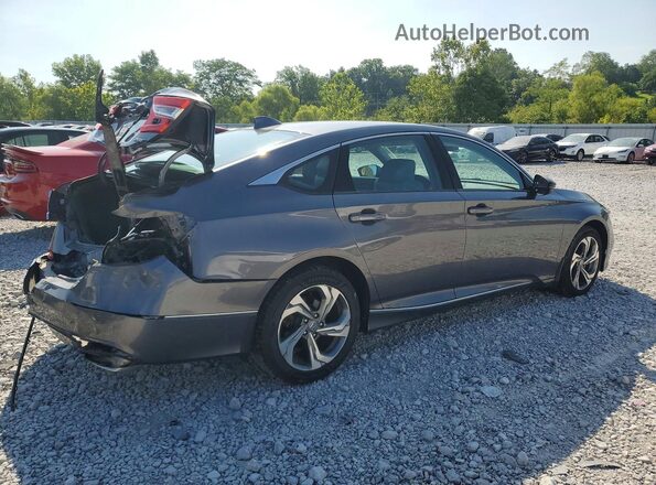 1HGCV2F6XJA004074 2018 HONDA ACCORD Gray Задня права чверть