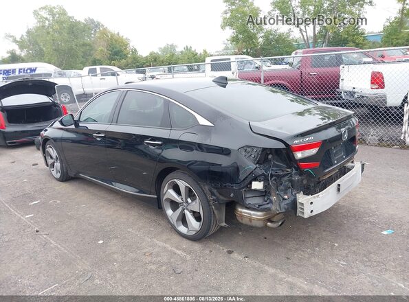 1HGCV2F90JA001890 2018 HONDA ACCORD Black Tył lewy