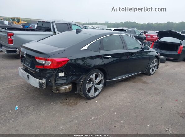 1HGCV2F90JA001890 2018 HONDA ACCORD Black Tył prawy