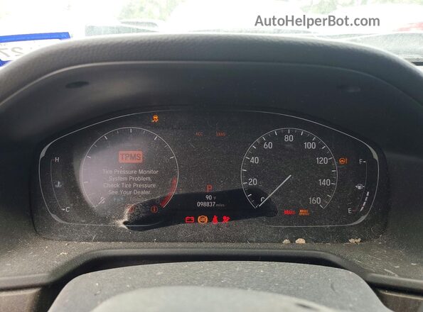 1HGCV2F90JA021427 2018 HONDA ACCORD Серебряный Вид щитка приборов
