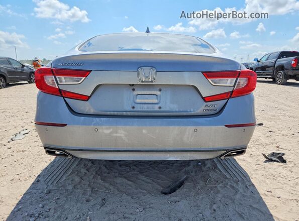 1HGCV2F90JA021427 2018 HONDA ACCORD Серебряный Вид сзади