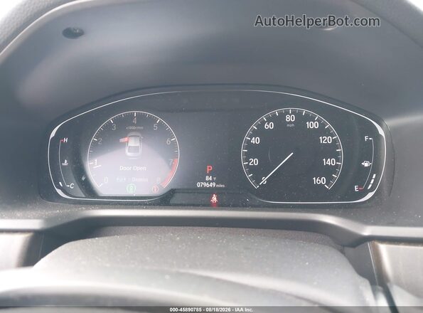 1HGCV2F90JA038664 2018 HONDA ACCORD White Widok tylnych siedzeń
