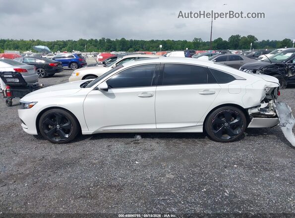 1HGCV2F90JA038664 2018 HONDA ACCORD White Widok wnętrza 360 stopni