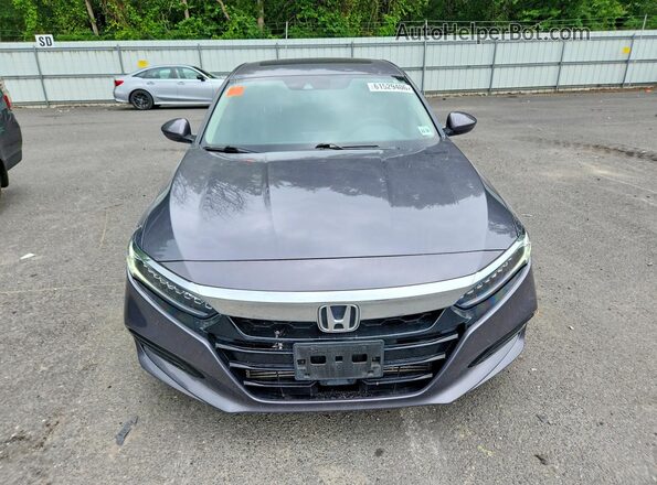 1HGCV2F90KA024118 2019 HONDA ACCORD Серый Вид спереди