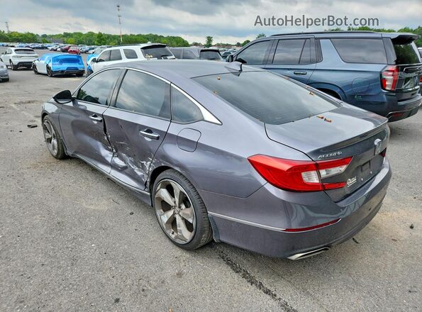 1HGCV2F90KA024118 2019 HONDA ACCORD Серый Задняя левая четверть