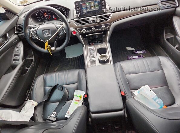 1HGCV2F90KA024118 2019 HONDA ACCORD Серый Вид панели приборов