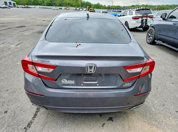 1HGCV2F90KA024118 2019 HONDA ACCORD Серый Вид сзади