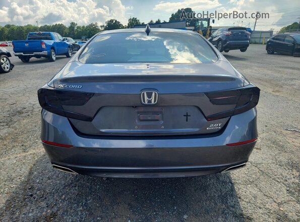 1HGCV2F90LA009572 2020 HONDA ACCORD Gray უკანა ხედი