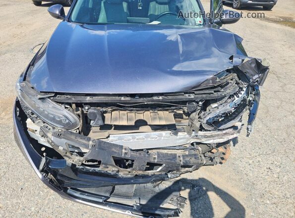 1HGCV2F90LA009572 2020 HONDA ACCORD Gray უკანა სალონის ხედი