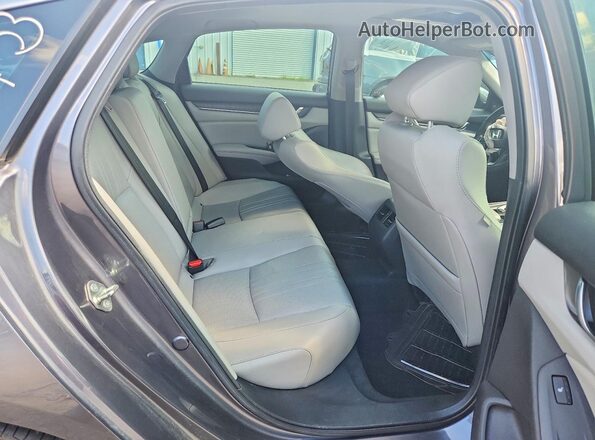 1HGCV2F90LA009572 2020 HONDA ACCORD Gray უკანა სავარძლების ხედი