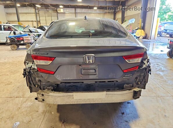 1HGCV2F90MA011341 2021 HONDA ACCORD Gray უკანა ხედი