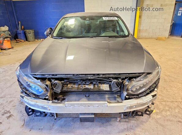 1HGCV2F90MA011341 2021 HONDA ACCORD Gray წინა ხედი