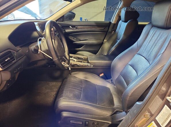 1HGCV2F90MA011341 2021 HONDA ACCORD Gray წინა სალონის ხედი