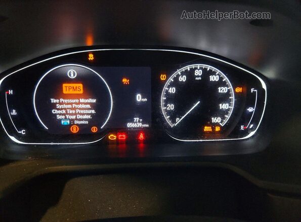 1HGCV2F90MA011341 2021 HONDA ACCORD Gray ხელსაწყოთა პანელის ხედი