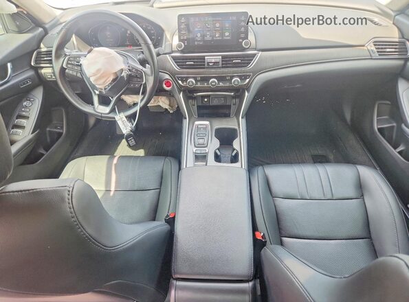 1HGCV2F90MA023943 2021 HONDA ACCORD Белый Вид панели приборов