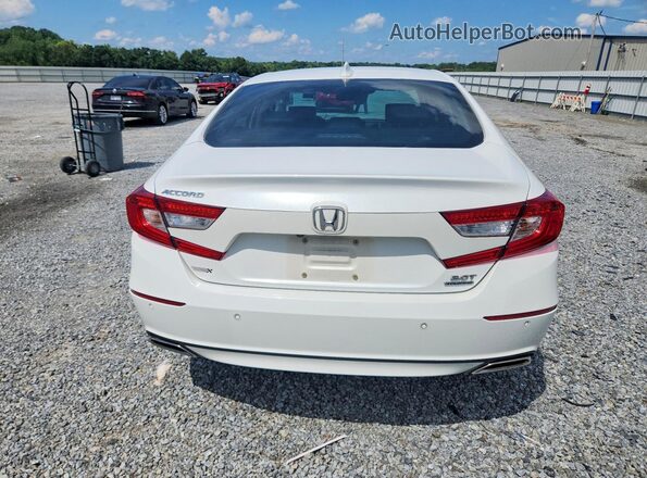 1HGCV2F90MA023943 2021 HONDA ACCORD Белый Вид сзади