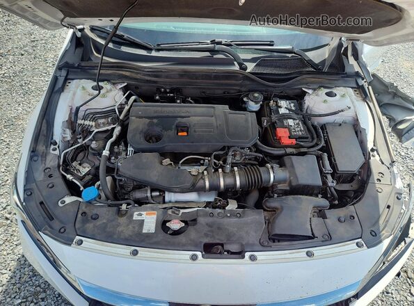 1HGCV2F90MA023943 2021 HONDA ACCORD Белый Вид задней части салона