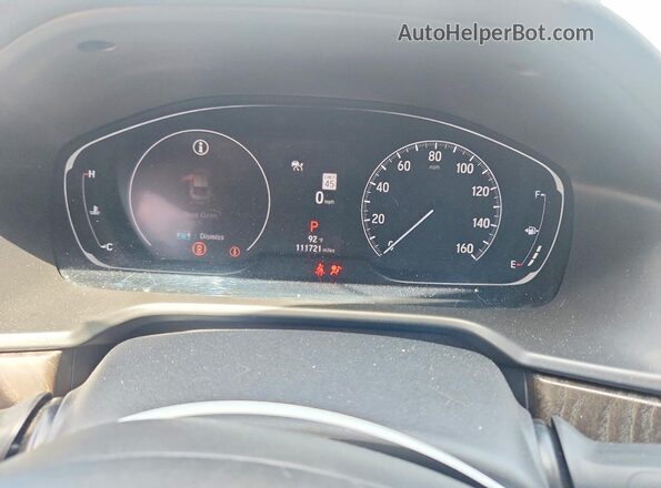 1HGCV2F90MA023943 2021 HONDA ACCORD Белый Вид щитка приборов