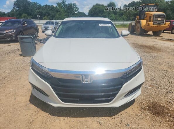 1HGCV2F91KA033183 2019 HONDA ACCORD White Widok z przodu