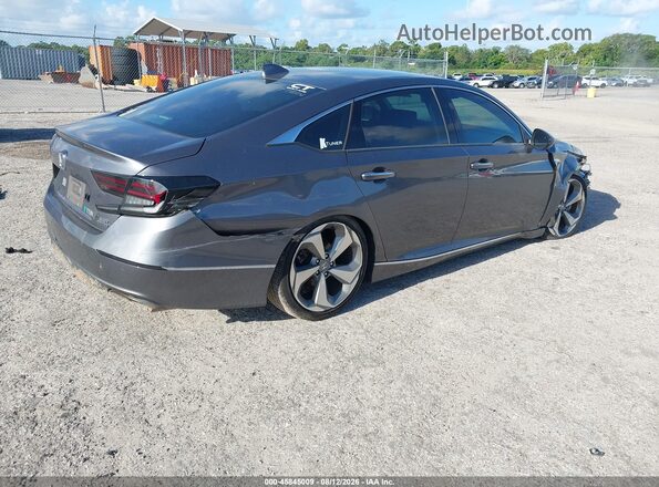 1HGCV2F92JA018383 2018 HONDA ACCORD Gray Tył prawy