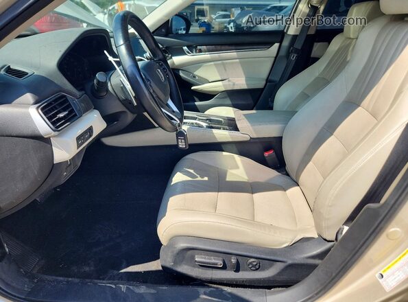 1HGCV2F92JA020022 2018 HONDA ACCORD Tan Սալոնի դիմացի տեսք