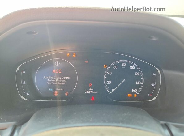 1HGCV2F92JA020022 2018 HONDA ACCORD Tan Սարքավորումների վահանակի տեսք