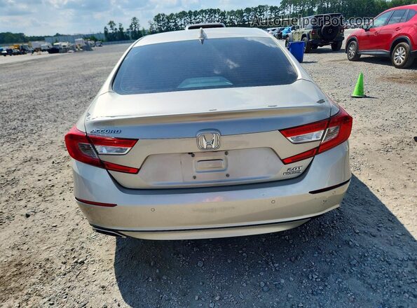 1HGCV2F92JA020022 2018 HONDA ACCORD Tan Հետևի տեսք