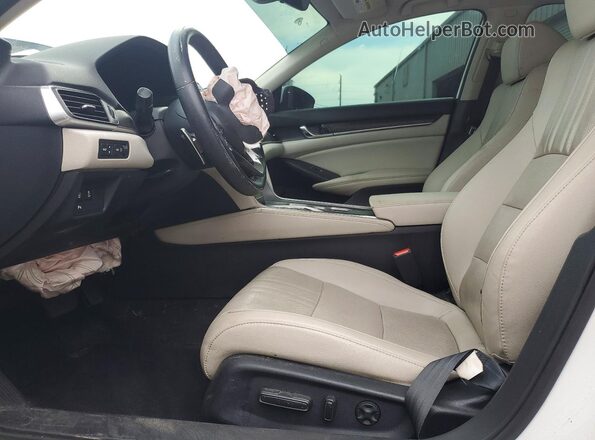 1HGCV2F92LA005863 2020 HONDA ACCORD Белый Панорамный вид салона 360°