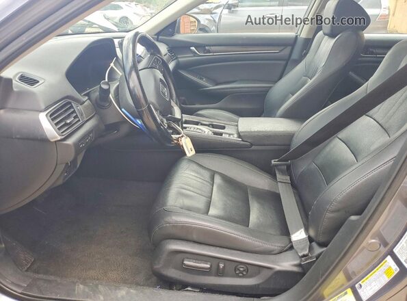 1HGCV2F92MA009073 2021 HONDA ACCORD Charcoal წინა სალონის ხედი