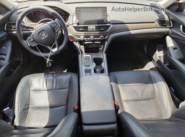1HGCV2F93JA015721 2018 HONDA ACCORD White წინა პანელის ხედი