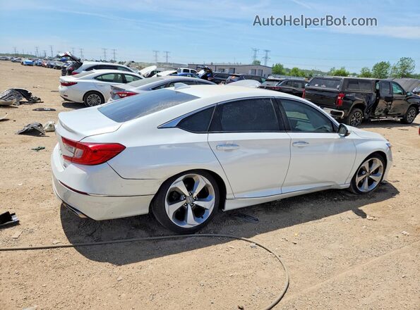 1HGCV2F93JA015721 2018 HONDA ACCORD White უკანა მარჯვენა