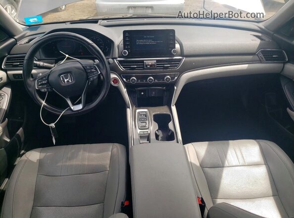 1HGCV2F93KA034738 2019 HONDA ACCORD Gray Vista del salpicadero