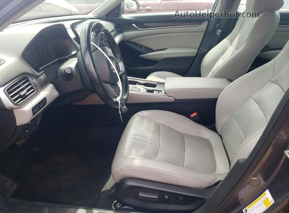 1HGCV2F93KA034738 2019 HONDA ACCORD Gray Vista interior delantera