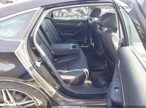 1HGCV2F93MA012970 2021 HONDA ACCORD Black Widok naklejki z numerem VIN