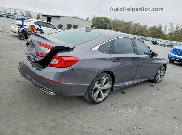 1HGCV2F94JA043611 2018 HONDA ACCORD Gray Rear right