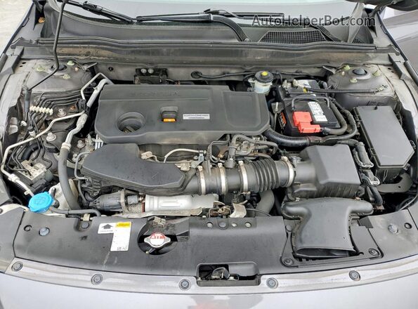 1HGCV2F94JA043611 2018 HONDA ACCORD Gray Rear interior view