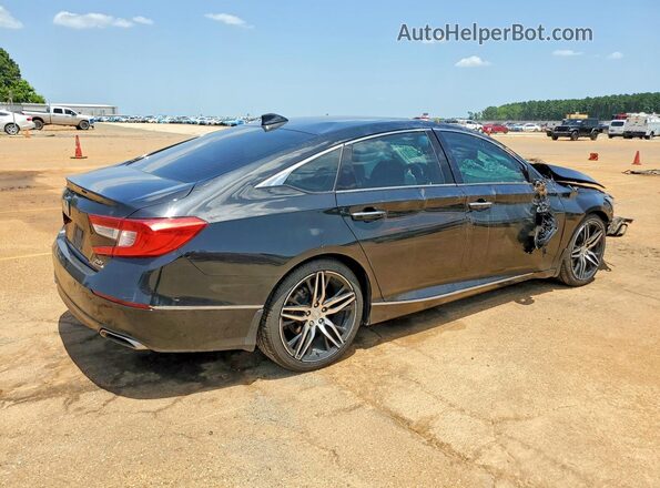 1HGCV2F94MA000424 2021 HONDA ACCORD Black Tył prawy