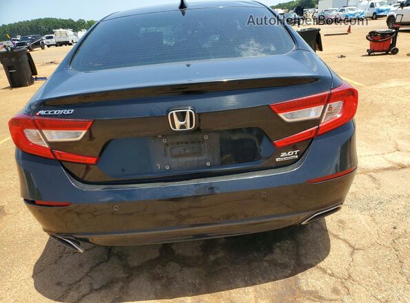 1HGCV2F94MA000424 2021 HONDA ACCORD Black Widok z tyłu